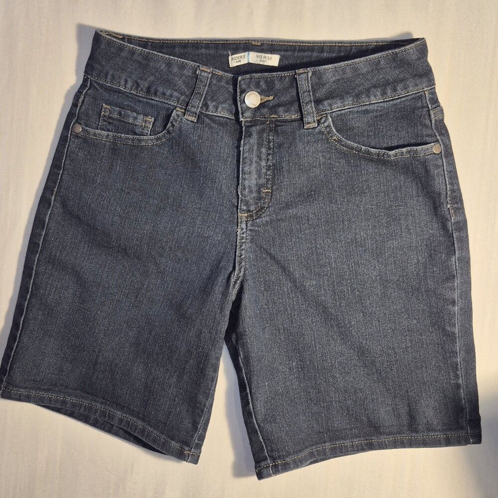 Rider's by Lee Denim Jean shorts Mid-Rise in size 6/  28" waist
